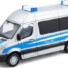 Modellauto Bburago 1:50 Mercedes Sprinter Polizei, WB