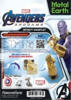Metal Earth: Marvel Avengers Infinity Gauntlet 5 Metal Earth: Marvel Avengers Infinity Gauntlet -Spielzeug Geschaft 20016818 03