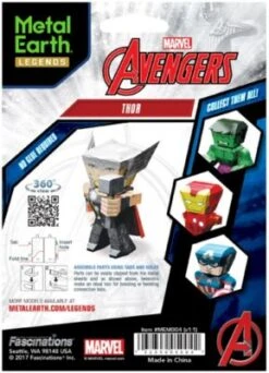 Metal Earth: Marvel Avengers Thor Mini -Spielzeug Geschaft 20016822 04