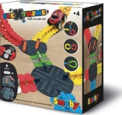 Smoby Rennbahn Flextreme Multi-Rennstrecken Schaltungsset