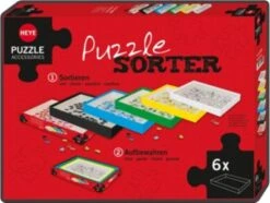 HEYE Puzzle Sorter, Puzzleteile Sotieren & Aufbewahren, Inkl. 6 Schalen