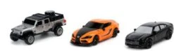 JADA Fast & Furious 3-Pack C Nano Cars