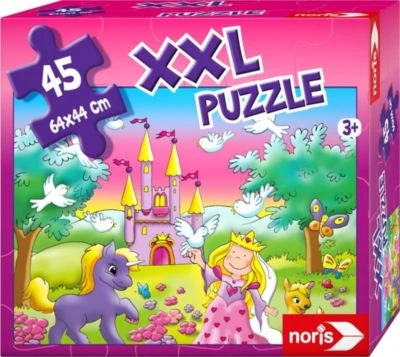 Noris Bodenpuzzle 45 Teile Prinzessin 1 Noris Bodenpuzzle 45 Teile Prinzessin