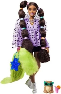 Barbie Extra Puppe Mit Zöpfen & Haargummis -Spielzeug Geschaft 20410673 07