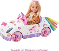Barbie Chelsea Puppe Spiel-Set Inkl. Auto, Regenbogen-Einhorn 9 Barbie Chelsea Puppe Spiel-Set Inkl. Auto, Regenbogen-Einhorn -Spielzeug Geschaft 20410879 04