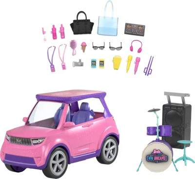 Barbie Big City Dreams SUV, Auto Inkl. Bühne Und Zubehör, Spielset 1 Barbie Big City Dreams SUV, Auto Inkl. Bühne Und Zubehör, Spielset
