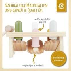 Bieco Klopfbank Buntes Holz Hammerspiel Baby Klopfer Hammer Spielzeug Ab 1 Jahr Werkbänke -Spielzeug Geschaft 20494148 05