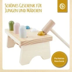 Bieco Klopfbank Buntes Holz Hammerspiel Baby Klopfer Hammer Spielzeug Ab 1 Jahr Werkbänke -Spielzeug Geschaft 20494148 06