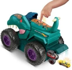 Hot Wheels Monster Trucks Autofressender Mega-Wrex, Inkl. 1 Spielzeugauto -Spielzeug Geschaft 20501615 04