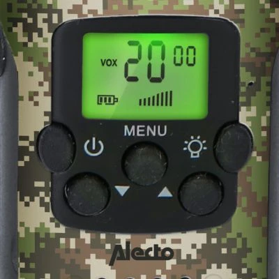 Alecto FR-115 - Set Von Zwei Walkie Talkies - Reichweite Von Bis Zu 5 Kilometern, Camouflage 4 Alecto FR-115 - Set Von Zwei Walkie Talkies - Reichweite Von Bis Zu 5 Kilometern, Camouflage - Image 4