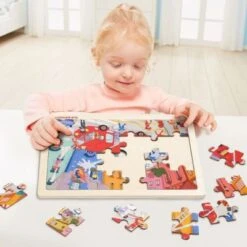 TOPBRIGHT Holzpuzzle Feuerwehr, 24 Teile 7 TOPBRIGHT Holzpuzzle Feuerwehr, 24 Teile -Spielzeug Geschaft 20895935 04