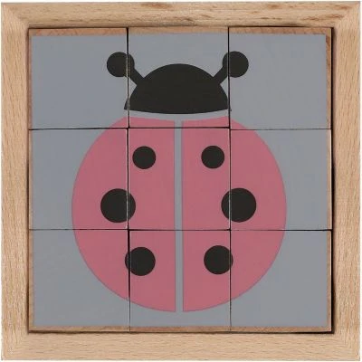 KINDSGUT Holzwürfel-Puzzle Tiere Würfelpuzzle 1 KINDSGUT Holzwürfel-Puzzle Tiere Würfelpuzzle