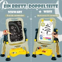 COSTWAY® Kindertafel Staffelei Standtafel Höhenverstellbar 10 COSTWAY® Kindertafel Staffelei Standtafel Höhenverstellbar -Spielzeug Geschaft 21652731 05