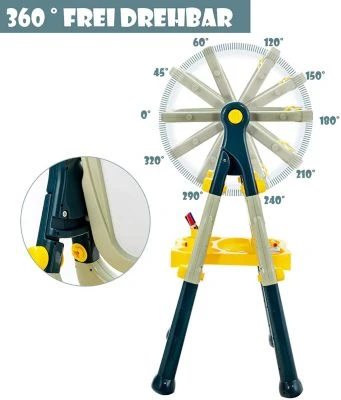 COSTWAY® Kindertafel Staffelei Standtafel Höhenverstellbar 6 COSTWAY® Kindertafel Staffelei Standtafel Höhenverstellbar - Image 6