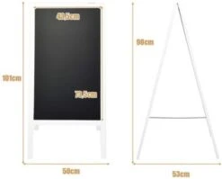 COSTWAY® Kreidetafel Beidseitig -Spielzeug Geschaft 21653257 05