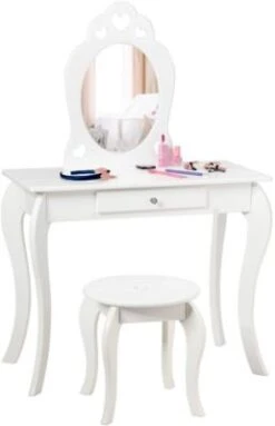 COSTWAY® Schminktisch Kinder Frisiertisch