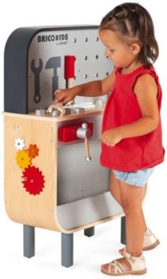 Janod Brico'kids Werkbank Beidseitig (28 Teile Zubehör) 4 Janod Brico'kids Werkbank Beidseitig (28 Teile Zubehör) - Image 4