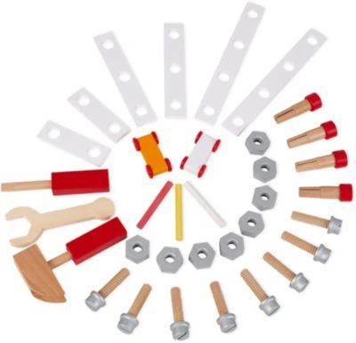 Janod Brico'kids Werkbank Beidseitig (28 Teile Zubehör) 6 Janod Brico'kids Werkbank Beidseitig (28 Teile Zubehör) - Image 6