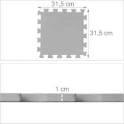 Relaxdays 36-teilige Puzzlematte Mit Rand -Spielzeug Geschaft 21884942 04