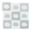 Relaxdays 18-tlg. Puzzlematte Wolke