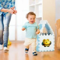 Relaxdays 18-tlg. Puzzlematte Wolke -Spielzeug Geschaft 21910035 03