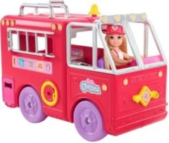 Barbie Chelsea Puppe (blond) Mit Feuerwehr Auto, Set Inkl. Zubehör -Spielzeug Geschaft 22095981 03