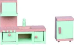 Lelin Holzspielzeug Puppenhausmöbel 7 Tlg -Spielzeug Geschaft 22174781 03