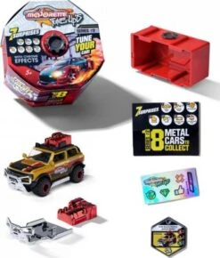 Majorette Tune Ups Series 2 - Spielzeugauto Aus Metall Mit Chromeffekt Zum Tunen, Mit 7 Überraschungen, 1 Von 18 Autos Zum Sammeln Im Überraschungspack