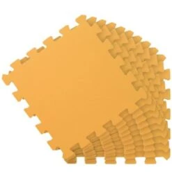 LittleTom Puzzlematte Uni Gelb 9 Teile -Spielzeug Geschaft 22402129 04