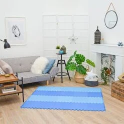 LittleTom Puzzlematte Kombi Hellblau Dunkelblau 16790 16794 18 Teile -Spielzeug Geschaft 22414198 03