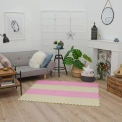 LittleTom Puzzlematte Kombi Pink Beige 16795 + 16791 18 Teile -Spielzeug Geschaft 22433083 03