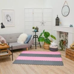 LittleTom Puzzlematte Kombi Grau Pink 16791 + 16792 18 Teile -Spielzeug Geschaft 22433108 03