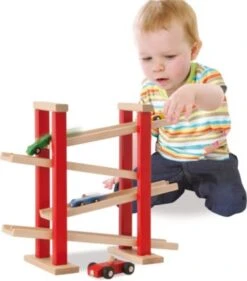 Eichhorn Auto-Rennbahn Mit 4 Fahrzeugen -Spielzeug Geschaft 2248001 03