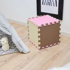 LittleTom Puzzlematte Kombi Beige Braun Pink 16795 + 16788 + 16791 27 Teile -Spielzeug Geschaft 22527629 05