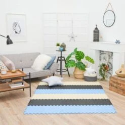 LittleTom Puzzlematte Schwarz Beige Hellblau 16789 - 16795 - 16790 27 Teile -Spielzeug Geschaft 22527647 03