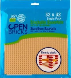 Open Bricks Baseplate 32x32 Sand (1) -Spielzeug Geschaft 22782655 04