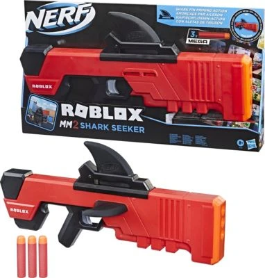 Nerf Roblox MM2: Shark Seeker Blaster 1 Nerf Roblox MM2: Shark Seeker Blaster