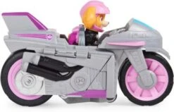 PAW Patrol Moto Pups Skyes Motorrad Mit Spielfigur, Fahrzeug Mit Rückzugs- Und Wheelie-Funktion, Ab 3 Jahren, Basis Fahrzeug (Basic Vehicle) -Spielzeug Geschaft 22846009 03