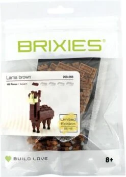 BRIXIES 3D-Bausatz Lama, 109 Ministeine, Inkl. Aufbauanleitung