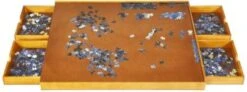 COSTWAY® Puzzletisch Mit 4 Schubladen