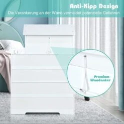 COSTWAY® Puppenhaus Kinderregal 81x29x116cm 10 COSTWAY® Puppenhaus Kinderregal 81x29x116cm -Spielzeug Geschaft 23416379 05