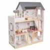 Coemo Puppenhaus Lara Holz Möbliert 3 Etagen