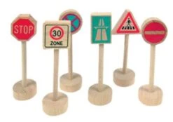 Woodyland Holzspielzeug Eisenbahn-Set 8tlg. -Spielzeug Geschaft 24018689 04