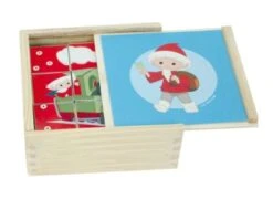 Trötsch Verlag Holz-Bilderwürfel "Unser Sandmännchen Und Seine Freunde" (Würfelpuzzle)