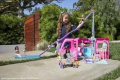 Barbie Super Abenteuer-Camper Fahrzeug, 76 Cm Groß Mit Pool, Rutsche Und über 60 Zubehörteilen -Spielzeug Geschaft 24382092 05