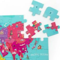 TOPBRIGHT Puzzle Weltkarte Mit Globus Zum Aufbewahren -Spielzeug Geschaft 24484400 05