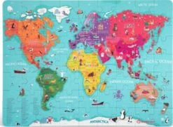 TOPBRIGHT Puzzle Weltkarte Mit Globus Zum Aufbewahren -Spielzeug Geschaft 24484400 06
