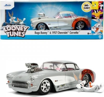JADA Hollywood Rides Looney Tunes 1967 Chevy Corvette 1:24 1 JADA Hollywood Rides Looney Tunes 1967 Chevy Corvette 1:24