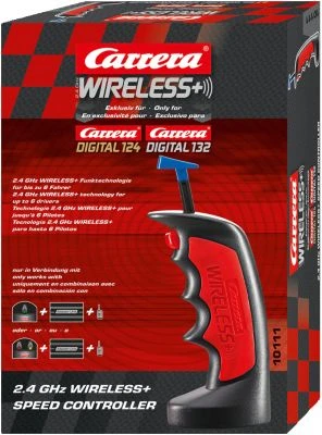 CARRERA DIGITAL 132/124 - 10111 Wireless Plus Speed Controller, Autorennbahn Zubehör 2 CARRERA DIGITAL 132/124 - 10111 Wireless Plus Speed Controller, Autorennbahn Zubehör - Image 2