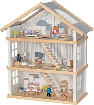 Goki Puppenhaus Modern Living, 3 Etagen 1 Goki Puppenhaus Modern Living, 3 Etagen